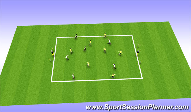 Football/Soccer Session Plan Drill (Colour): Screen 3