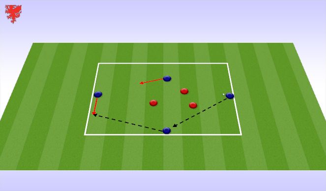 Football/Soccer Session Plan Drill (Colour): Screen 1