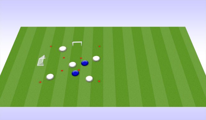Football/Soccer Session Plan Drill (Colour): Rondos