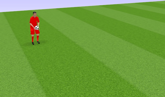 Football/Soccer Session Plan Drill (Colour): Volley progression