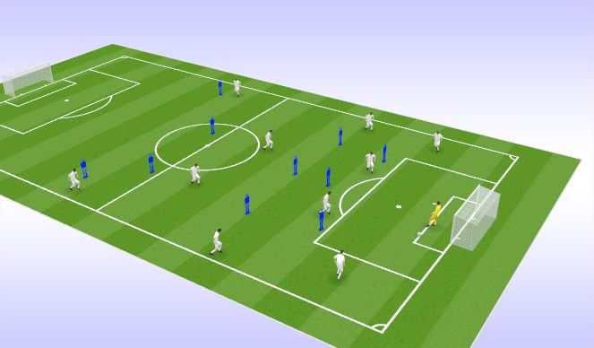 Football/Soccer Session Plan Drill (Colour): Screen 1
