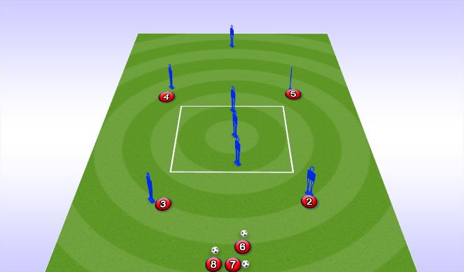 Football/Soccer Session Plan Drill (Colour): Animation 1