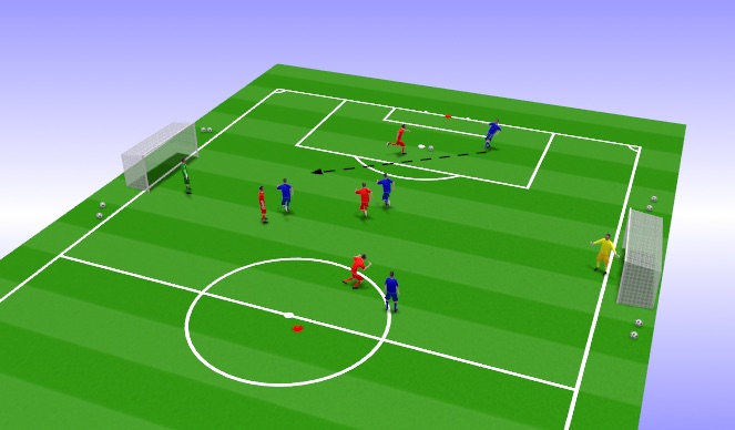 Football/Soccer Session Plan Drill (Colour): Game 