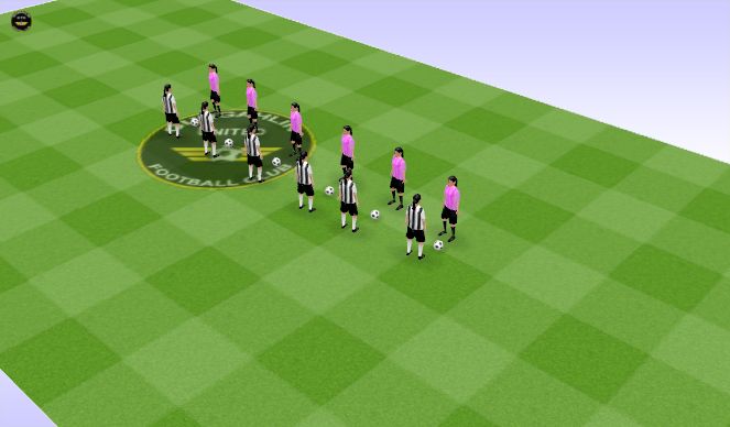 Football/Soccer Session Plan Drill (Colour): Screen 2