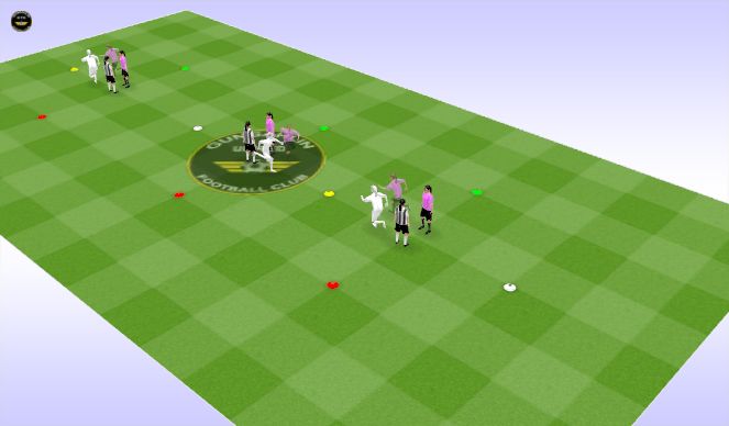 Football/Soccer Session Plan Drill (Colour): Screen 3