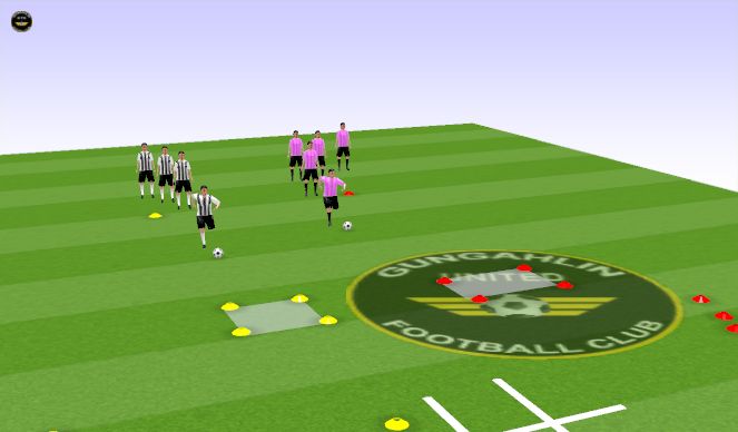 Football/Soccer Session Plan Drill (Colour): Screen 4