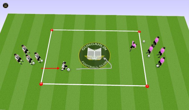Football/Soccer Session Plan Drill (Colour): Screen 6