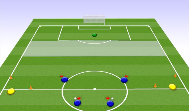 Football/Soccer Session Plan Drill (Colour): Animation 1