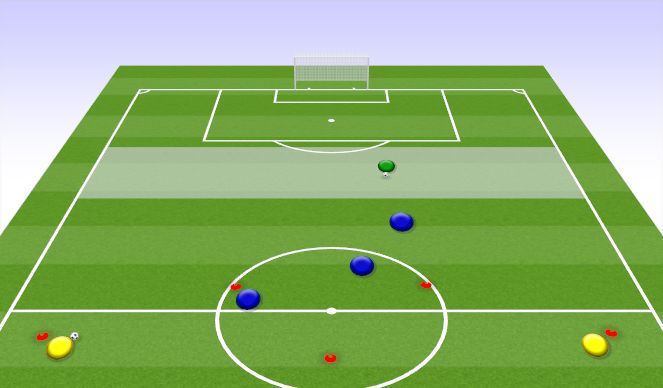 Football/Soccer Session Plan Drill (Colour): Animation 2