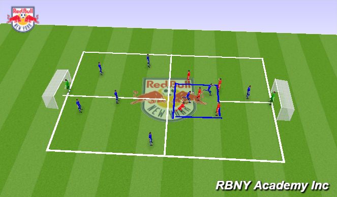 Football/Soccer Session Plan Drill (Colour): Main Theme