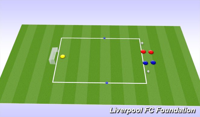 Football/Soccer Session Plan Drill (Colour): Screen 1