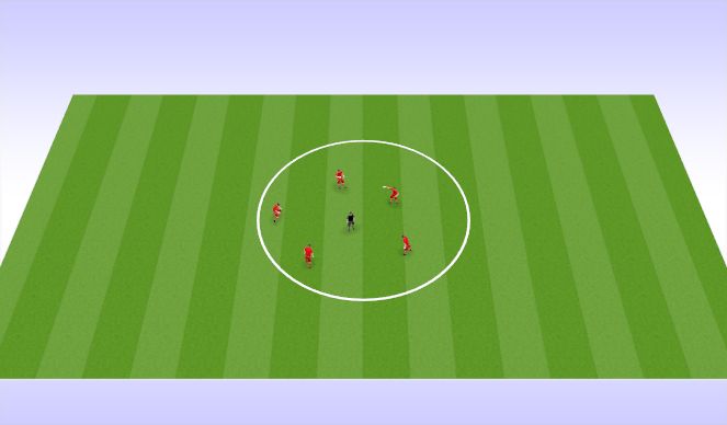 Football/Soccer Session Plan Drill (Colour): cold down