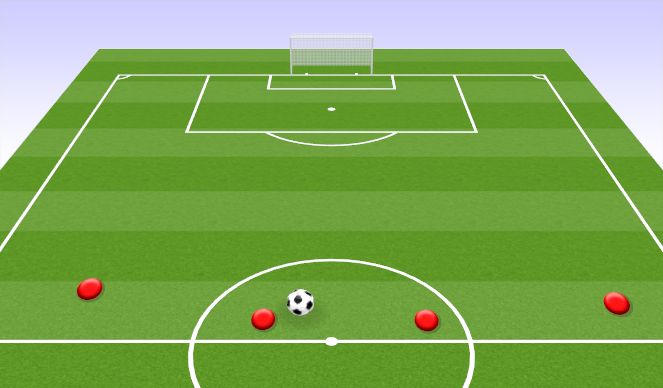 Football/Soccer Session Plan Drill (Colour): Animation 2