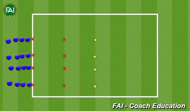 Football/Soccer Session Plan Drill (Colour): Physical Warm Up