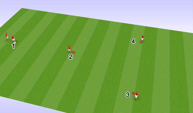 Football/Soccer Session Plan Drill (Colour): Animation 1