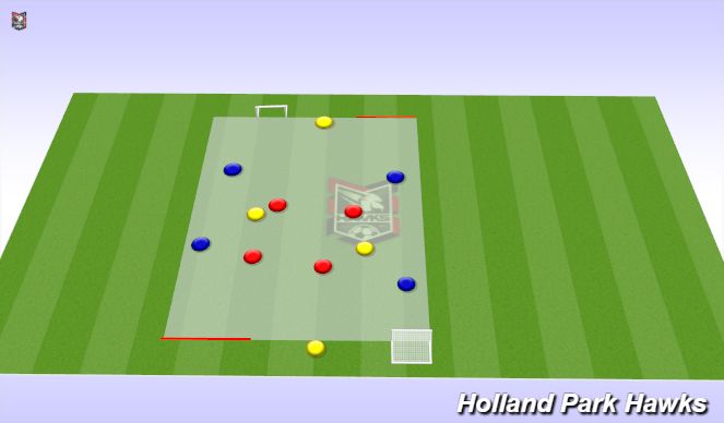 Football/Soccer Session Plan Drill (Colour): S.I 