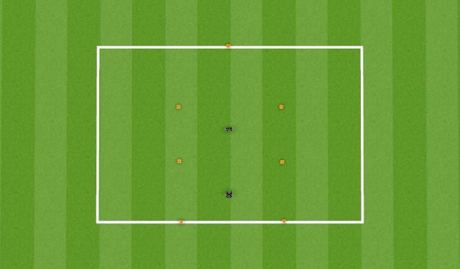 Football/Soccer Session Plan Drill (Colour): Activation