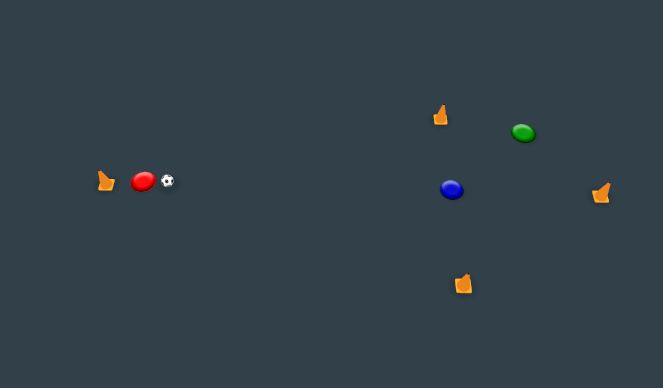 Football/Soccer Session Plan Drill (Colour): Animation 2