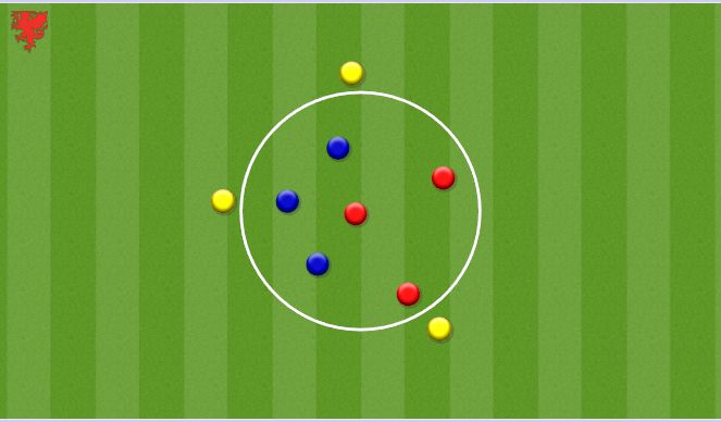 Football/Soccer Session Plan Drill (Colour): Skill
