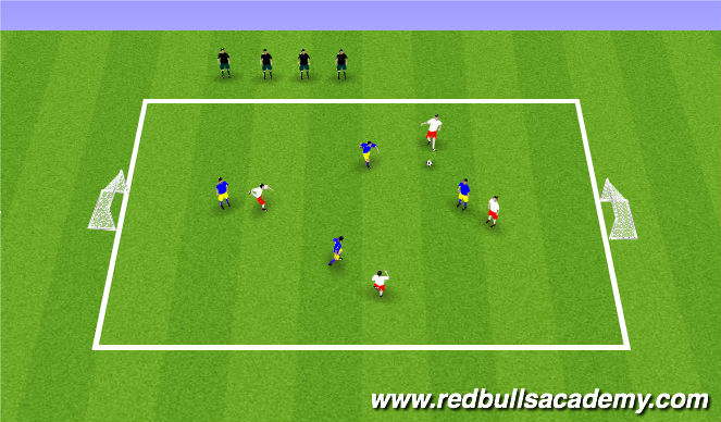 Football/Soccer Session Plan Drill (Colour): Free Play