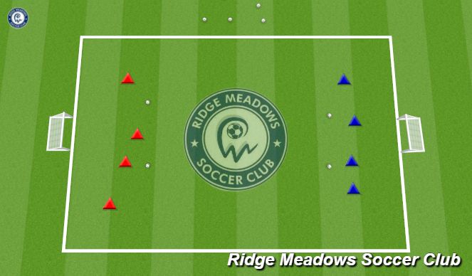 Football/Soccer Session Plan Drill (Colour): Multi-Ball Game