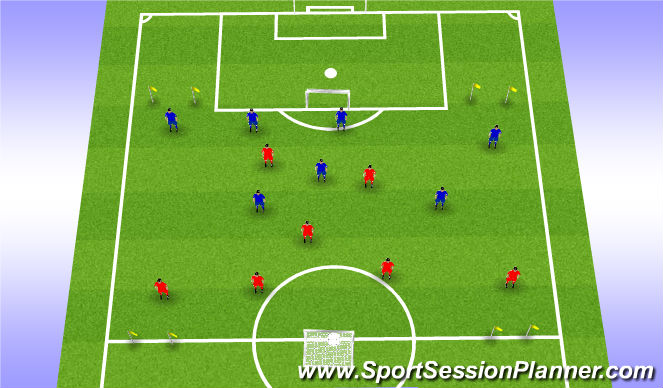 Football/Soccer Session Plan Drill (Colour): Screen 3
