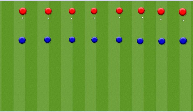 Football/Soccer Session Plan Drill (Colour): Warm Up Session 2