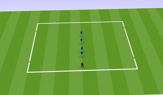 Football/Soccer Session Plan Drill (Colour): Trabajo Cognitivo