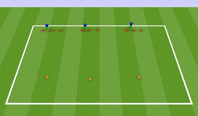 Football/Soccer Session Plan Drill (Colour): Exercise I