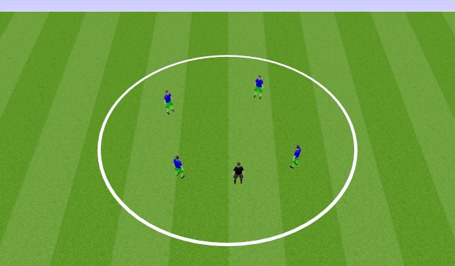 Football/Soccer Session Plan Drill (Colour): Cool-down