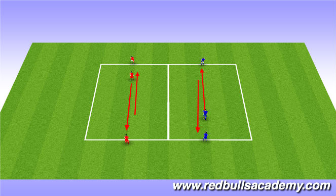 Football/Soccer Session Plan Drill (Colour): technical
