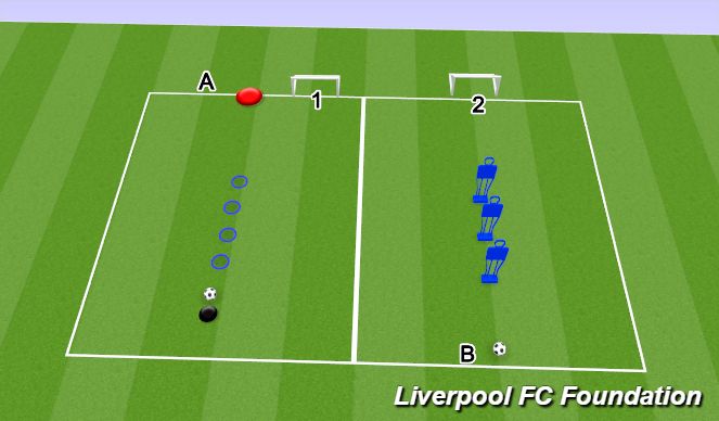 Football/Soccer Session Plan Drill (Colour): Screen 2