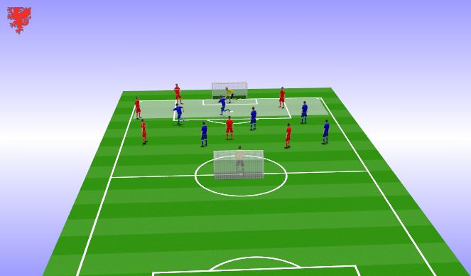 Football/Soccer Session Plan Drill (Colour): Screen 2