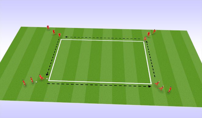Football/Soccer Session Plan Drill (Colour): Screen 1