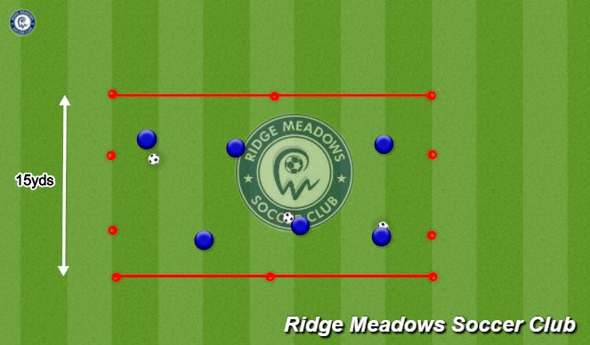 Football/Soccer Session Plan Drill (Colour): Passing in Partners