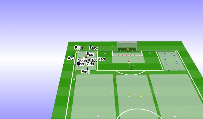 Football/Soccer Session Plan Drill (Colour): Screen 5