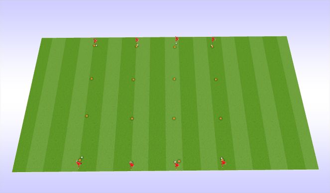 Football/Soccer Session Plan Drill (Colour): Backmoves - Covid 19