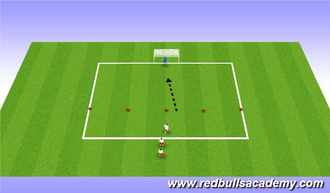 Football/Soccer Session Plan Drill (Colour): Lightning
