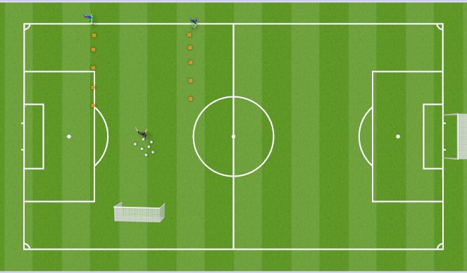 Football/Soccer Session Plan Drill (Colour): Exercise 1