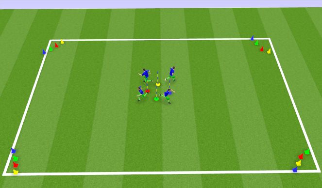 Football/Soccer Session Plan Drill (Colour): Exercise 3