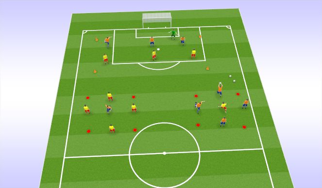 Football/Soccer Session Plan Drill (Colour): Screen 1