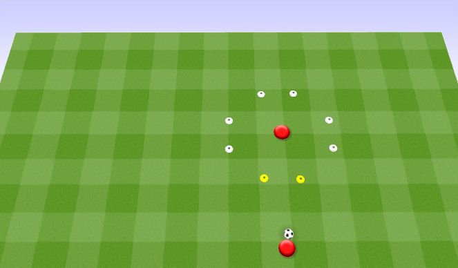 Football/Soccer Session Plan Drill (Colour): Octagon