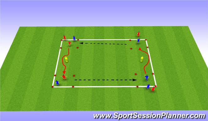 Football/Soccer Session Plan Drill (Colour): Screen 1