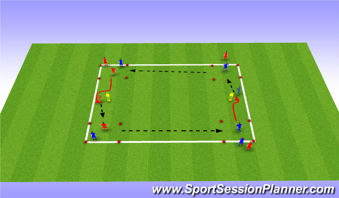 Football/Soccer Session Plan Drill (Colour): Screen 2