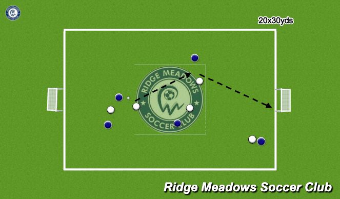 Football/Soccer Session Plan Drill (Colour): Arrival Games