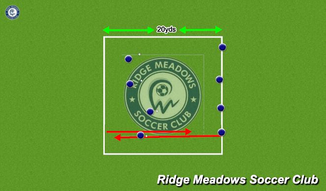 Football/Soccer Session Plan Drill (Colour): Activity #1