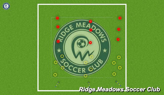 Football/Soccer Session Plan Drill (Colour): Relay Race