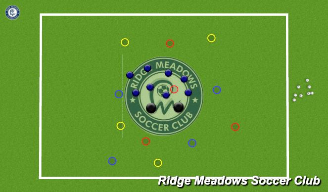 Football/Soccer Session Plan Drill (Colour): Activity 1