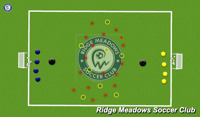 Football/Soccer Session Plan Drill (Colour): Activity 2