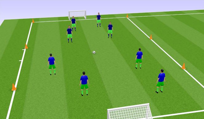 Football/Soccer Session Plan Drill (Colour): Futbol